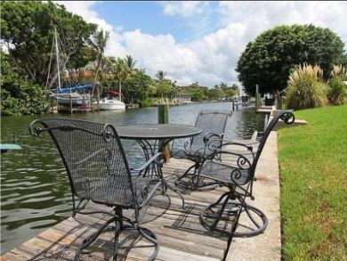 Dock with table set